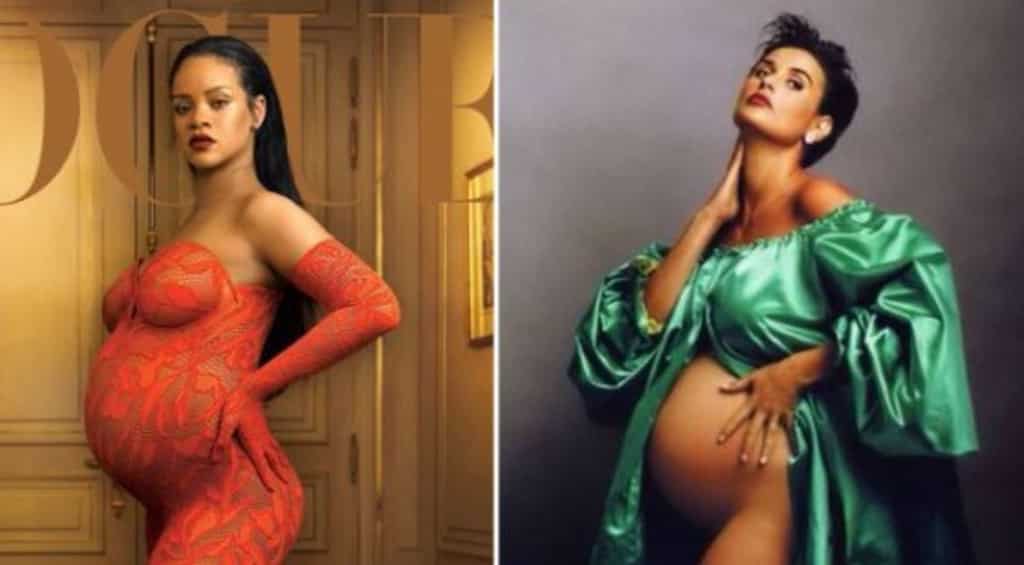 Who did it better? Fan compares Rihanna's Vogue cover to Demi Moore's Vanity Fair shoot