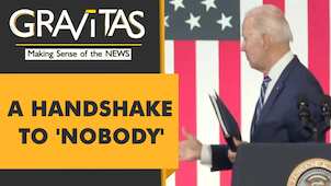 Gravitas: Biden trolled for 'shaking hands' with thin air