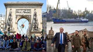 Top 10 world news: Fuel-laden ship sinks off Tunisia coast, Russia bans entry to UK PM Johnson, and more