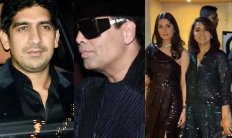 Alia Bhatt and Ranbir Kapoor reception: KJo, Neetu Kapoor arrive in shimmery outfits Alia Bhatt and Ranbir Kapoor reception: KJo, Neetu Kapoor arrive in shimmery outfits