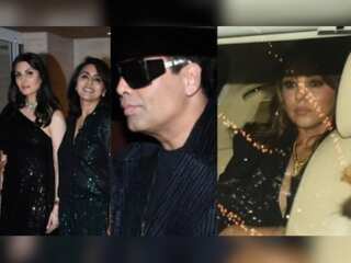 The night has begun! Karan Johar, Gauri Khan & other guest arrive at Alia and Ranbir's reception