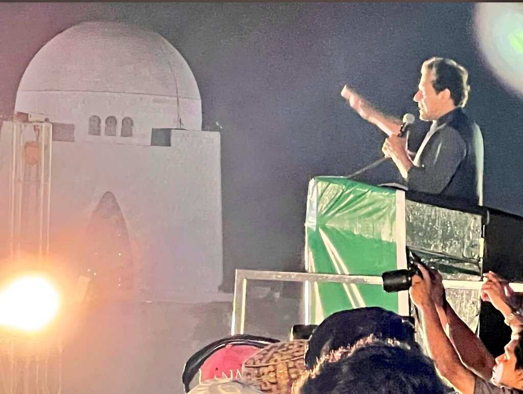 PTI's show of strength in Karachi: Celebrities rally behind former PM Imran Khan