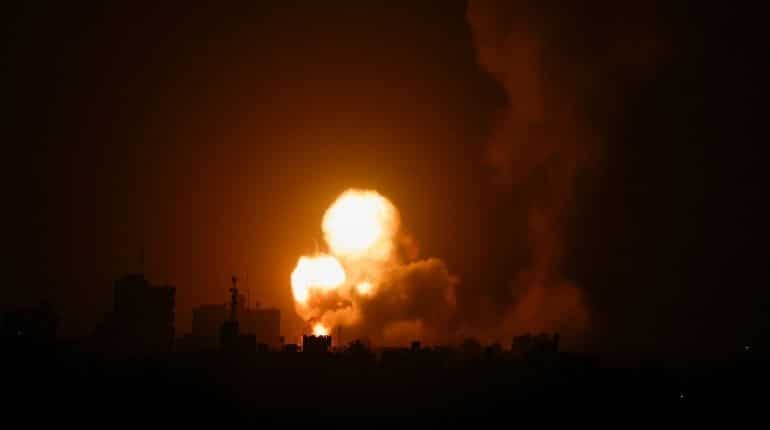 Israel-Palestine conflict: After rocket fire, Israel conducts airstrikes on Gaza Israel-Palestine conflict: After rocket fire, Israel conducts airstrikes on Gaza