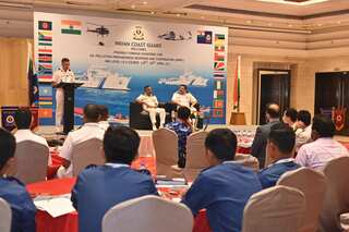 Indian Coast Guard trains counterparts from 17 countries in combating oil spill