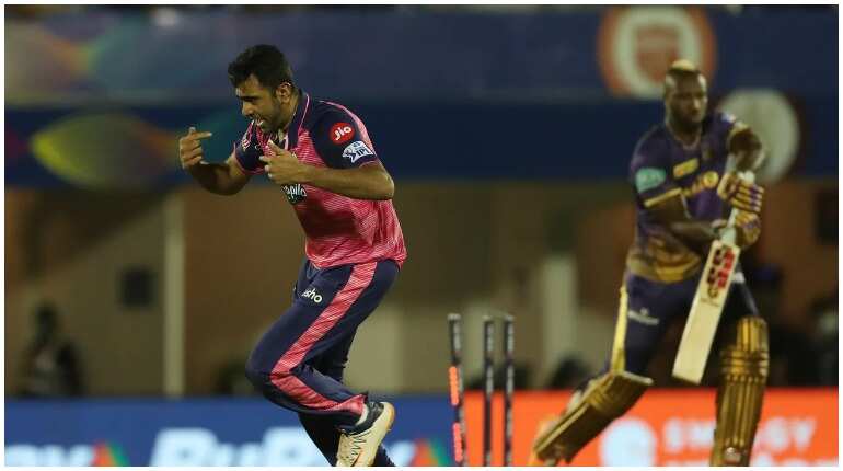 WATCH: Ravichandran Ashwin bamboozles Andre Russell with a peach of a delivery in RR vs KKR clash