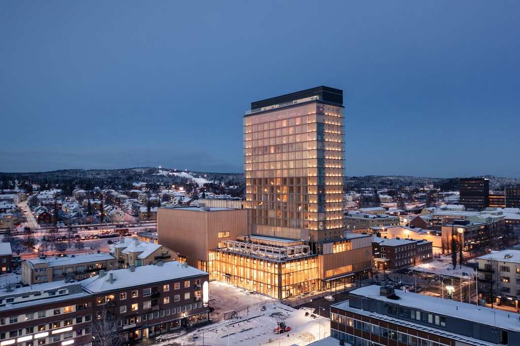 Will we see more wooden skyscrapers? A 20-storey wooden skyscraper built in Sweden