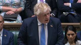 British opposition party slams PM Boris Johnson, calls him 'man without shame'
