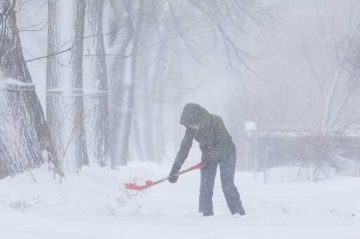 Snow storm causing accidents