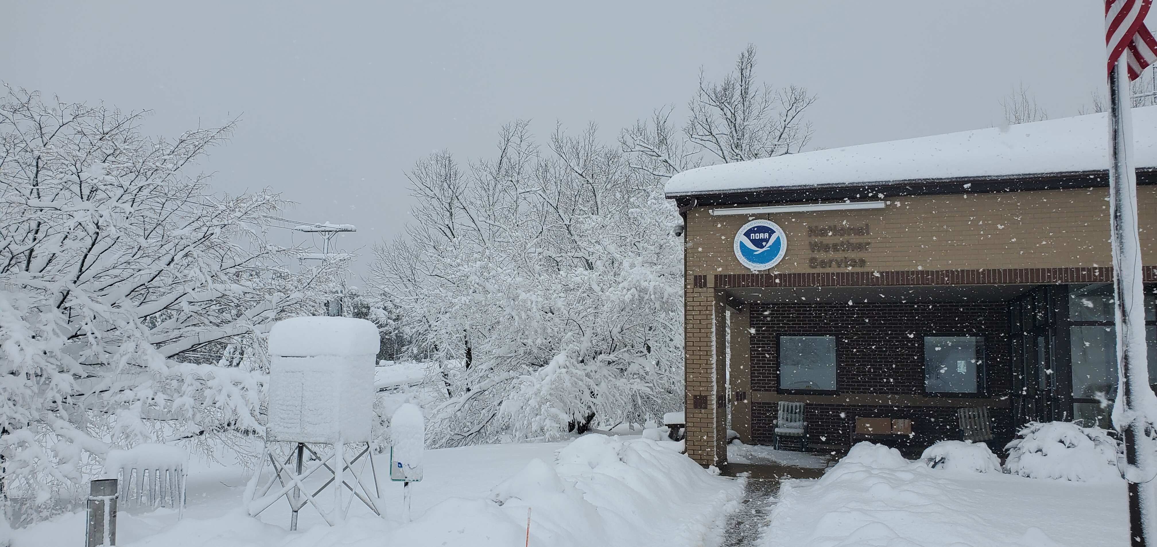 Heavy snow and winds