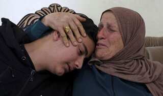 Orphaned Palestinians mourn unarmed mother shot by Israeli soldier