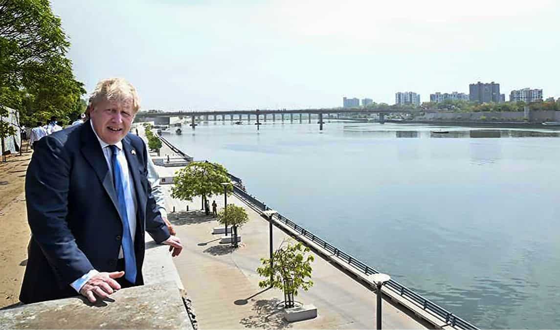 Johnson's historic visit