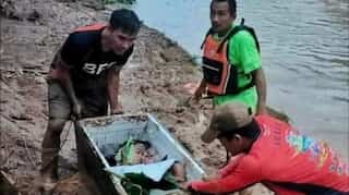 11-year-old boy survives landslide by staying inside fridge for 20 hours in Philippines