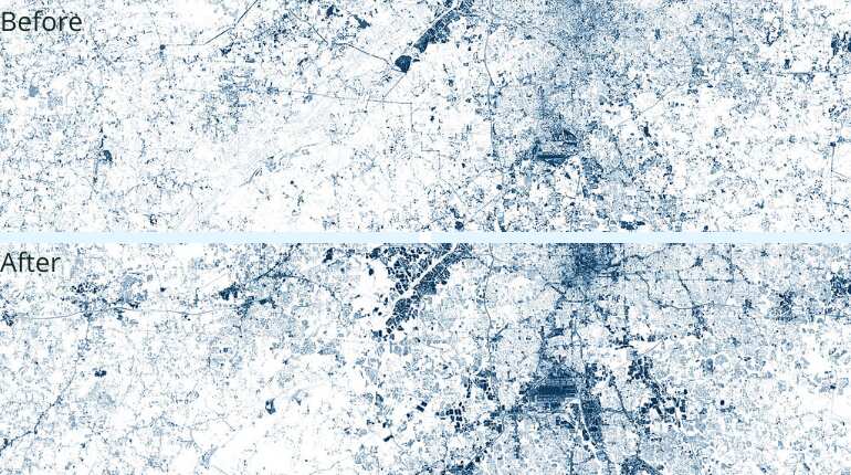 (Image: NASA) Great Migration" Back to Atlanta, Georgia (April 13, 1973 - May 6, 2020)