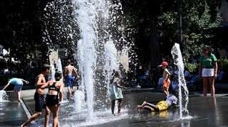 Europe's average temperature increased by over two degrees last year