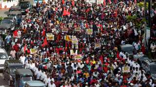Sri Lankan minister Godahewa changes camp, backs protests to seek PM's resignation