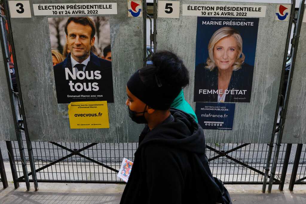 French Elections: Centrist Emmanuel Macron vs Far-Right Marine Le Pen
