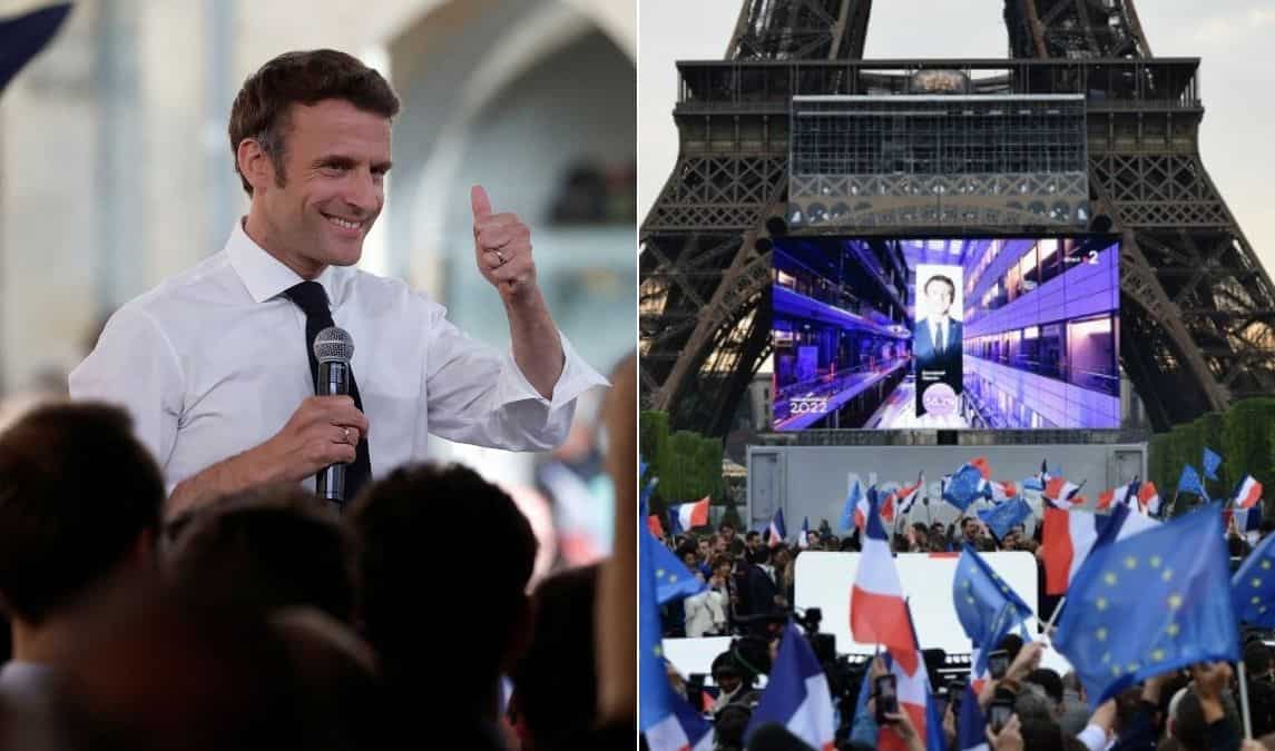 French Presidential Election 2022: EU chiefs, Italy PM congratulate Macron on re-election after projections