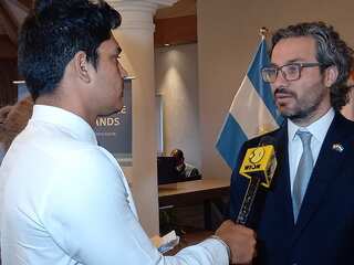 In India, Argentina FM Santiago raises Falkland issue, lauds ties with Delhi