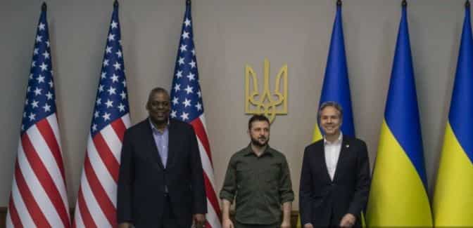 With right equipment, Ukraine can win war, says US defence secy Austin after meeting Zelensky