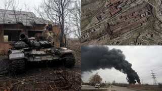 Russia unleashes string of attacks against Ukraine's rail, fuel facilities