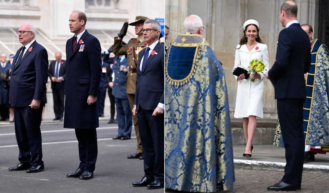 Prince William joins Anzac Day commemorations