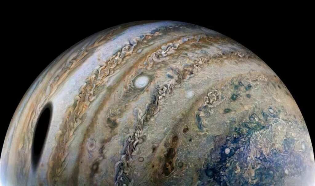 What's that giant black spot on Jupiter?