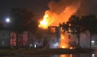 Watch: Police officer risks life to save baby stuck at burning apartment in US