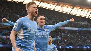 Karim Benzema scores twice but Real Madrid lose 4-3 against Manchester City in Champions League thriller