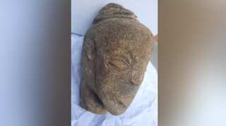 Gaza farmer stumbles upon rare Bronze Age statue of goddess of love and war