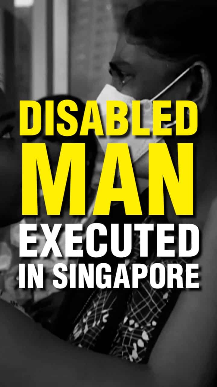 Disabled Malaysian man executed in Singapore over drug charges, triggers outcry