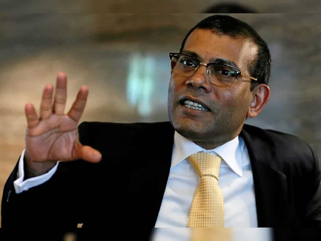 Maldives's Nasheed blames Yameen for anti-India sentiment; calls joining China's belt & road mistake