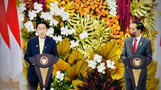 Japanese Prime Minister Fumio Kishida calls for a cessation of hostilities in Ukraine