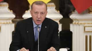 Turkish President Recep Tayyip Erdogan calls Le Pen's defeat in the French election a 'win'