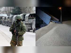 Russian forces stole huge amount of grain from occupied territory, alleges Ukraine