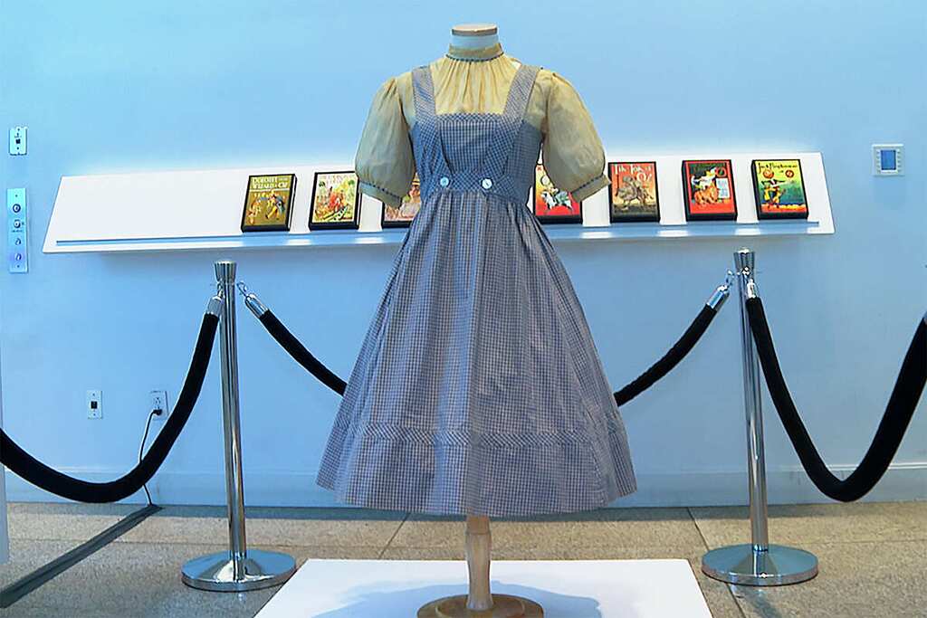 Iconic dress from 'Wizard of Oz' is back & goes to auction on May 24 in LA