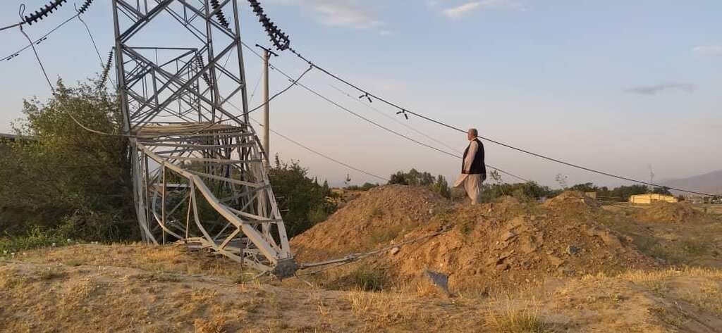 Two pylons in Parwan province of Afghanistan bombed, 5 teams to restore power immediately