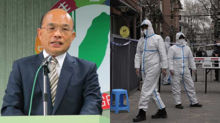 Taiwan's Premier Su Tseng-chang slams China's 'cruel' coronavirus lockdowns Taiwan's Premier Su Tseng-chang slams China's 'cruel' coronavirus lockdowns