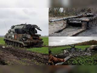 In Pics: Damaged Russian military vehicles lay strewn, show glimpses of war in Ukraine
