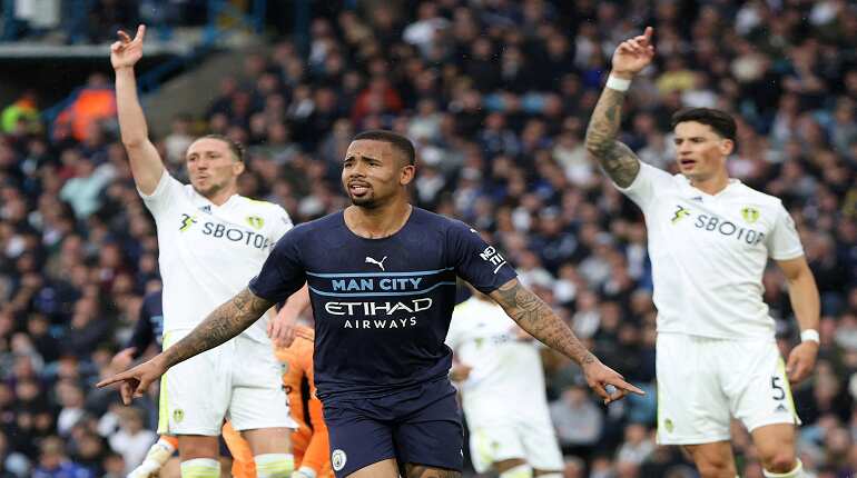 Premier League: Manchester City back on top after rampant victory at Leeds