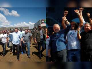 In Pics: Brazil’s Bolsonaro, Lula stage campaigns for upcoming presidential elections