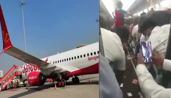 Watch: Fears, scream prayers aboard SpiceJet flight