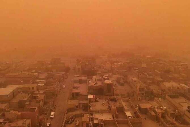 Iraq suffers another dust storm, flights grounded in Baghdad and Najaf