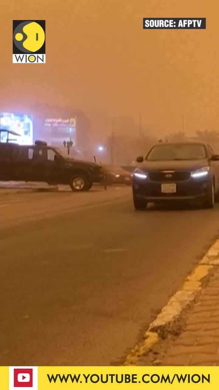 Watch: Skies in Iraq turn orange after dust storm