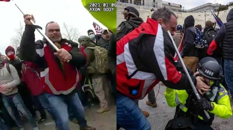 NYPD veteran convicted of assaulting police officer during Capitol riots