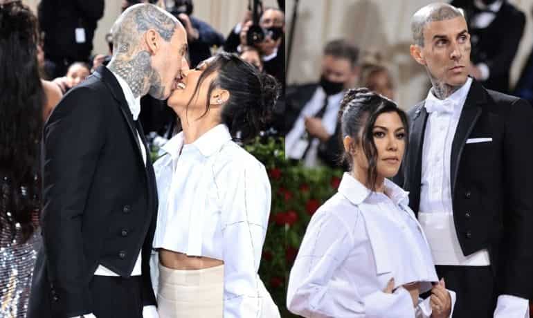 Travis Barker and Kourtney Kardashian