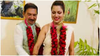 Ex-India cricketer Arun Lal ties the knot with Bulbul Saha, couple's wedding pictures go viral