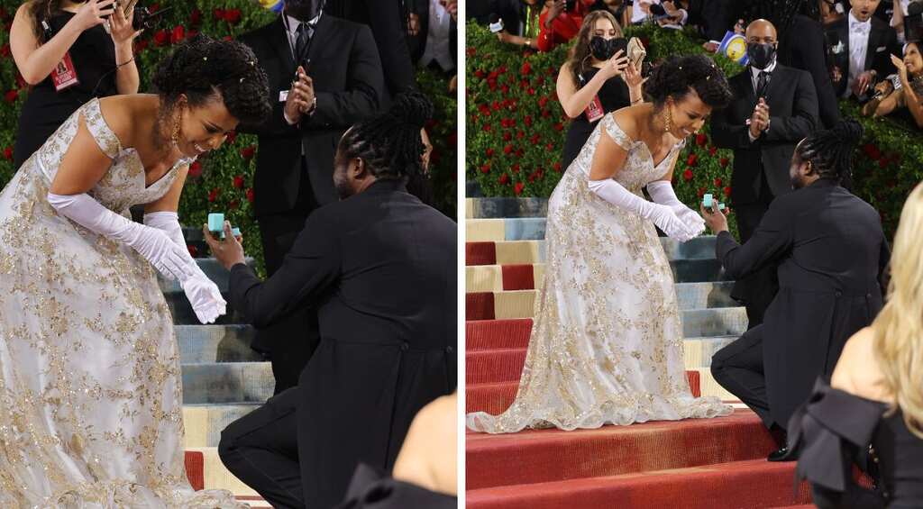 Met Gala 2022 red carpet witnesses its first surprise wedding proposal 