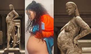 Pregnant Rihanna's statue unveiled at Met gala 2022, fans calls it 'historic'