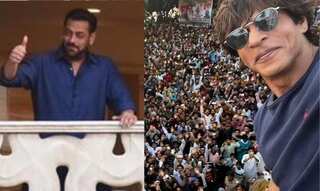 Bollywood stars Shah Rukh Khan and Salman Khan greet fans on Eid, fans delighted!