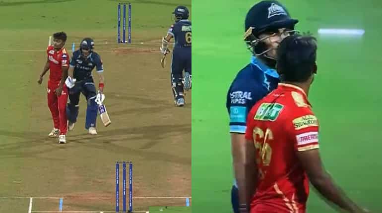 WATCH: Shubman Gill loses cool at Sandeep Sharma after terrible run-out against Punjab Kings WATCH: Shubman Gill loses cool at Sandeep Sharma after terrible run-out against Punjab Kings